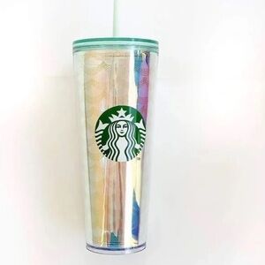 ❄️ Starbucks | Holiday 2019 Acrylic Cold Cup Tumbler 20oz Iridescent Mermaid